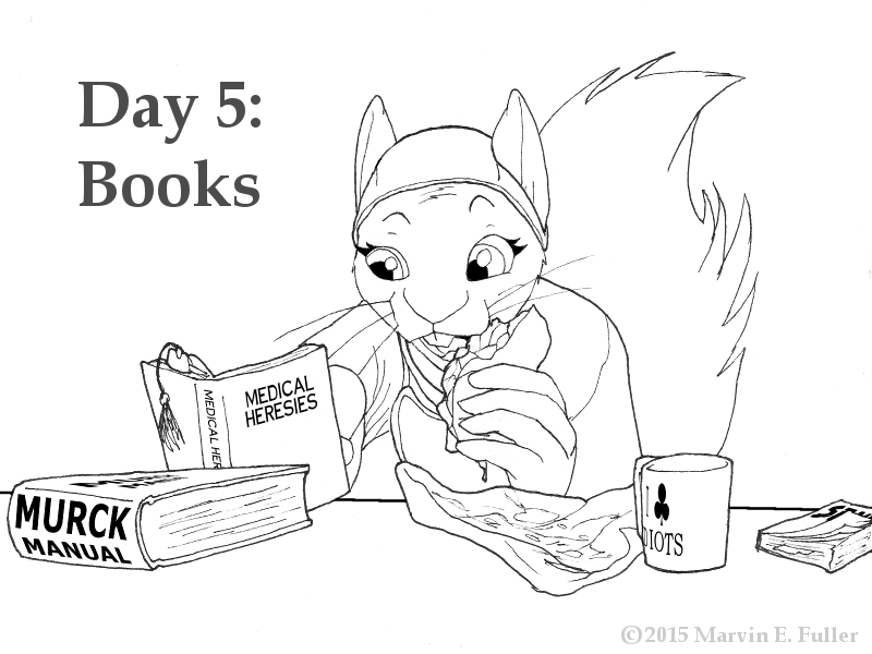 Daily Sketch 5 - Books